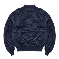 Blouson Bomber Personnalisé avec Logo, Blouson de Pilote, Vêtement de Travail Décontracté, Blouson de Baseball, Fabricant OEM