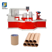 Machine automatique de fabrication de tubes en carton en spirale, machine de fabrication de tubes en carton à 2 têtes