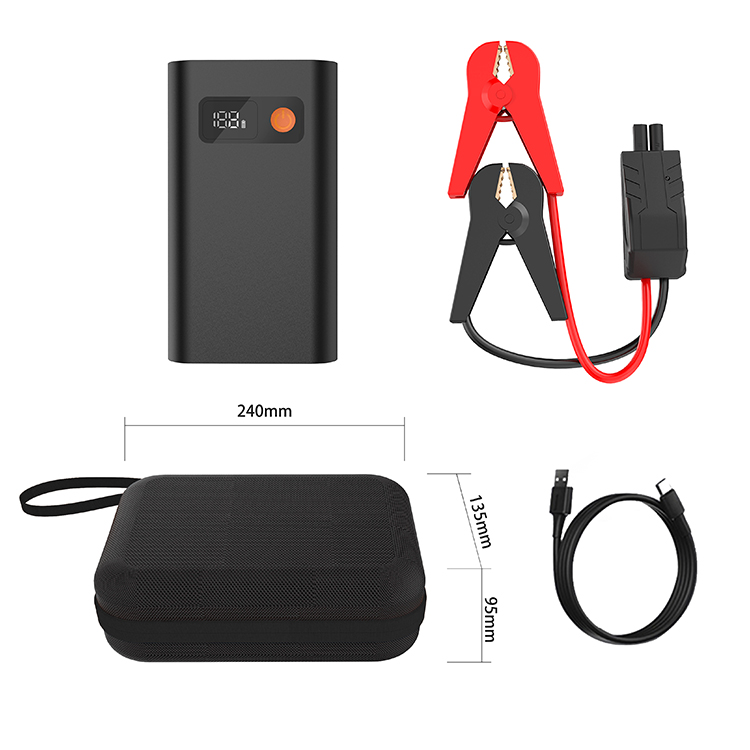 Портативный Многофункциональный 12000 мАч 12 в общем Аккумулятор для заводки автомобиля ультра конденсатор с алюминиевой крышкой, бустер стартер скачка автомобиля