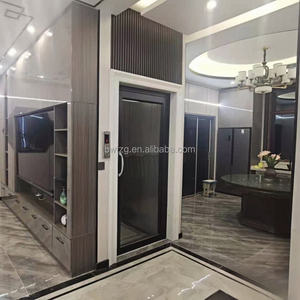 Lift Penumpang 5 Orang Kustom 400kg Unit Komersial Traksi untuk Hotel, Mal, Tanpa Gear, Kayu/PVC untuk Vila, Hunian - Product Image 4