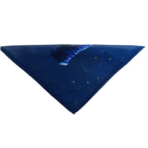 عمامة فاخرة مصممة باللون الأرجواني على الطراز الكاريبي، باندانا عالية الجودة من القطن للكلاب والقطط، غطاء رأس مخصص بشكل مربع - Product Image 4