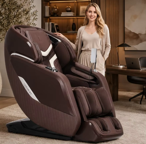 เก้าอี้นวดตัวแบบเต็มตัว Zhouqi Deluxe 200W พร้อมระบบตรวจสุขภาพและ<span class=keywords><strong>ที่</strong></span>พักเท้าอัตโนมัติ<span class=keywords><strong>เพื่อ</strong></span>การฟื้นฟูสุขภาพขั้นสูงสุด - Product Image 1