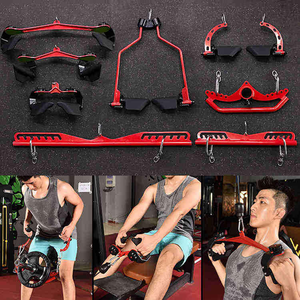 Nouveau modèle de barre de traction dorsale et poignée de rame ergonomique, 8 poignées métalliques Mag Grips, accessoires de fitness pour l'entraînement - Product Image 4