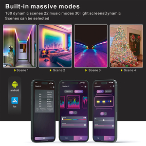 Tuya thông minh Wifi ZigBee BT đầy màu sắc X7 Led âm nhạc điều khiển sp107e ma trận 1024 pixels phong cách công nghiệp bảng điều chỉnh quang phổ ánh sáng - Product Image 5