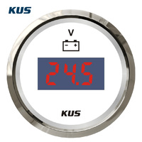 KUS SEA-V Seri 52mm 9~32V Voltmeter Digital 12V/24V untuk Kapal Universal