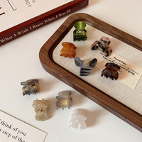 Mini pinces à cheveux en acétate, petites pinces simples, accessoires pour cheveux, vente en gros