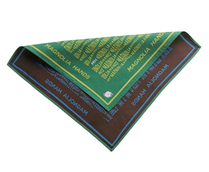 Шелковый Карманный квадрат с двусторонним принтом