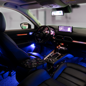 Para Mazda CX5 personalizado 12V LED neón luces ambientales nueva modificación <span class=keywords><strong>Interior</strong></span> del coche Symphony lámpara LED Auto iluminación <span class=keywords><strong>Interior</strong></span> LHD RHD - Product Image 3