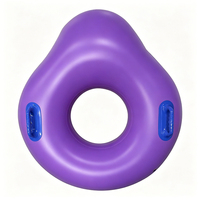 Tube flottant gonflable violet à prix d'usine, faible MOQ, pour divertissement aquatique