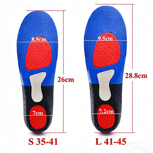 Semelles orthopédiques en gel <span class=keywords><strong>pour</strong></span> talon, soutien de la voûte plantaire, soulagement de la fasciite plantaire, amortissement des chocs, coussin en mousse à mémoire de forme <span class=keywords><strong>pour</strong></span> hommes et femmes, <span class=keywords><strong>pour</strong></span> le travail - Product Image 5