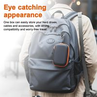 Étui de protection portable étanche en EVA pour disque dur SSD, pochette de rangement pour SanDisk Extreme SSD (couleur personnalisable) OEM/ODM disponible