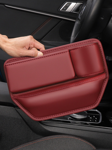 Luxury Waterproof PU Leather <b>Seat</b> Side Organizer Box Universal Interior <b>Storage</b> Slot Car Accessories Model J-O-007 - Product Image 3