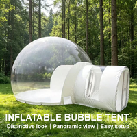 Dôme gonflable transparent en PVC sur mesure pour glamping, idéal pour hôtels, resorts, camping en plein air et événements à louer