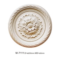 Médaillon de plafond en polyuréthane durable, écologique et imperméable Gemei M-7197 pour la décoration du salon, fabrication en usine, ODM/OEM