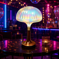 Lampe de table de style simple, lampe de table à projection d'ambiance, lumière LED du soir, télécommande pour salon, chambre à coucher