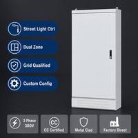 Gabinete de Distribución Eléctrica Wanbo-385 para Interiores y Exteriores con Interruptor Rotatorio para Caja de Conexiones Industriales