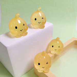 Mix 100PCS Colorful <b>Bear</b> Resin Slime Charms Mini Figures <b>Cute</b> Cartoon Animals Model Dolls Desktop Decorations Micro Landscape - Product Image 5