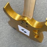 OEM Custom 6-String Flamed Maple Electric Guitar Solid Wood with Double Locking China's Solo Option
