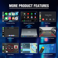 Ewaygps - Módulo Inalámbrico Carplay Android Auto con Pantalla Espejo OEM de Bajo Precio para Audi Q3 Q5 Q7 A1 A3 A4 A5 A6 C7 A7 A8 S5