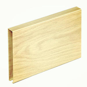 Plafón de Rejilla ACEBOND, Plafones Suspendidos en Forma de U, Plafones para Centros Comerciales ACE-FA y <span class=keywords><strong>FB</strong></span>, Color Madera, Aluminio Rectangular, <span class=keywords><strong>Metal</strong></span> Moderno - Product Image 3