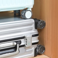 Housses de roues élastiques jetables, 100 pièces, protection anti-salissure pour roulettes de valises, meubles, chariots