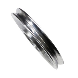 Poulie à gorge en V en aluminium avec revêtement céramique, OEM, pour tréfilage et polissage diamant, alésage 10 mm, diamètre extérieur 50 mm - Product Image 1