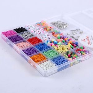 Kit de Joyería DIY: Set de Cuentas de Letras Surtidas con Cordón Elástico y Cierres de Langosta para Hacer Pulseras de la Amistad - Product Image 4