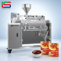 Machine d'emballage de sachets préformés pour pâtes visqueuses 20-200g pour le remplissage de sauces au curry et de bœuf