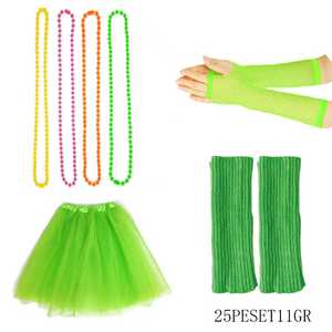 Conjuntos de <span class=keywords><strong>ropa</strong></span> y accesorios PESENAR 1980s con colores verdes - Product Image 2