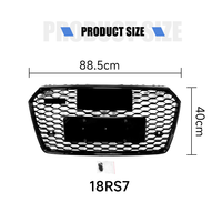Capot de gril avant à grille complète noire directe d'usine Yinhua pour maille de gril avant 16-18 A7 S7
