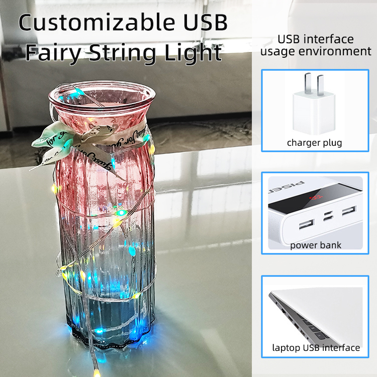 Wholesale KAXLED 1-10M Battery Powered LED String Lights for Christmas Wedding Decor