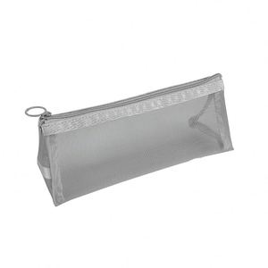 New Design <b>Mini</b> Nylon Mesh Zipper Pouch Pencil Case Durable Transparent Stationery Document <b>Bag</b> for Student - Product Image 1