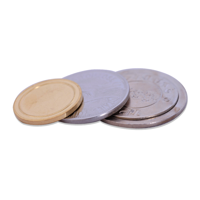 Logo Custom Made Game Token Board Game Metal Stainless Steel Token for Amusement Arcade Game Machine