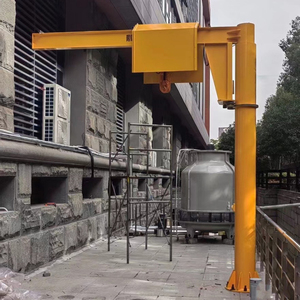 เครนจิ๊บติดตั้งบนเสาแบบยึดติดพื้นพร้อมรอกไฟฟ้า  ขนาด <span class=keywords><strong>5</strong></span> ตัน - Product Image 6