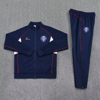 Ventes directes d'usine, survêtement d'entraînement de football respirant unisexe pour l'hiver avec impression du logo de l'équipe