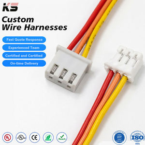 สายไฟประกอบชุดเชื่อมต่อแบบกำหนดเอง ยางหุ้ม JST XH 2.54 มม. เป็น JST PH 2.0 มม. 4 พิน - Product Image 1