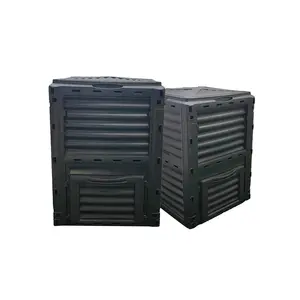 Best 500 Liter Large Rotating Heavy Duty Stackable Garden Warm Worm Farm Plastic Compost Bin Large Outdoor For Sale