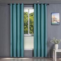 Vente en gros directe usine – Cantonnière en polyester écologique, couleur unie, tissée à la main, moderne, protection solaire et anti-UV, isolation phonique