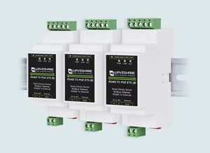 RS485至ETH (B) 2pcs批量工业Modbus RS485串行服务器RS485至RJ45以太网TCP IP至串行轨装POE功能 - Product Image 5