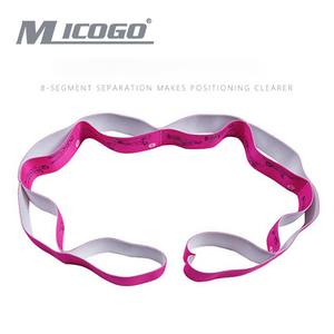 Fascia di resistenza palestra di poliestere di alta qualità per la donna <span class=keywords><strong>Pilates</strong></span> Yoga Training elasticizzato Fitness esercizio di allenamento elastico - Product Image 2