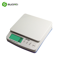 Balance numérique de cuisine postale SF803 1-30kg Précision 1g Compteur PCS Balance électronique pour colis Plateau en acier inoxydable en option OEM/ODM