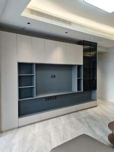 Pa 2025 Último diseño Sala de estar inteligente Muebles para el hogar Gabinete de soporte de TV de lujo moderno - Product Image 2