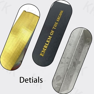 Exquisitas y Duraderas Cartas de <span class=keywords><strong>Tarot</strong></span> y Oráculo con Bordes Dorados Estampados en Oro, Precio de Fábrica, Impresión Personalizada para Adivinación - Product Image 6