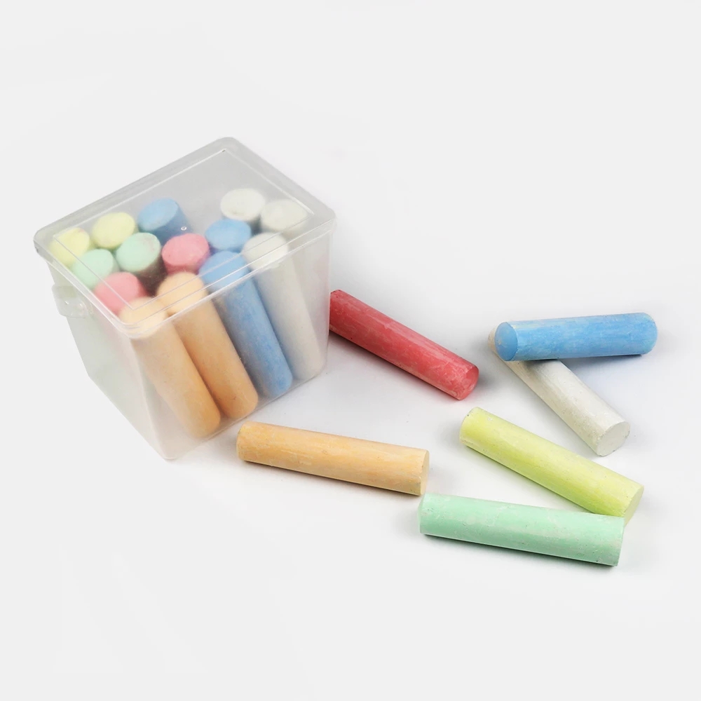 Детская игровая площадка, школьные художественные офисные принадлежности, смешанные цвета, сварочные Беспыльные Меловые палочки