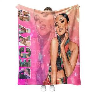 Venta al por mayor <span class=keywords><strong>Karol</strong></span> G Peso Pluma Bunnies Mantas Frazadas Por Mayor Personalizar Estampadas Lujo Frazada <span class=keywords><strong>De</strong></span> <span class=keywords><strong>Karol</strong></span> G - Product Image 3