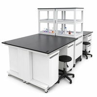 Ensemble de mobilier de laboratoire professionnel, poste de travail modulaire avec tiroirs mobiles pour la recherche médicale