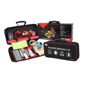 Oripower Customized OEM Wholesale Auto Vehicle Nylon First Aid Kit With Accessories Emergency Camping Custom First Aid Kit