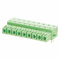 Wanjie 3.5mm enfichable à angle droit double broches bornier connecteur WJ15EDGAG-3.5