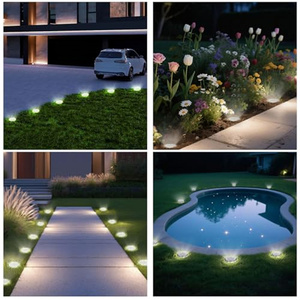 Luz de pavimento solar para exteriores, lámpara de luz Led impermeable, Patio, entrada, paso, pasarela, disco de césped, camino de tierra, luz de jardín - Product Image 6