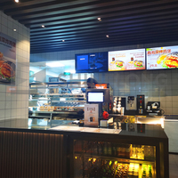 Shinelong Set peralatan dapur Makanan Cepat, peralatan ayam goreng solusi restoran Burger